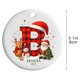 thumbnail image 3 of Adornos navideños con letras del alfabeto | 26 colgantes decorativos | Decoración navideña personalizada para hacer tú mismo, 3 of 6