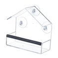 thumbnail image 3 of Comedero para pájaros de ventana, comedero acrílico para pájaros, regalo para observar aves, decoración de jardín, resistente, fácil de limpiar, con Con tira de goma, 3 of 8