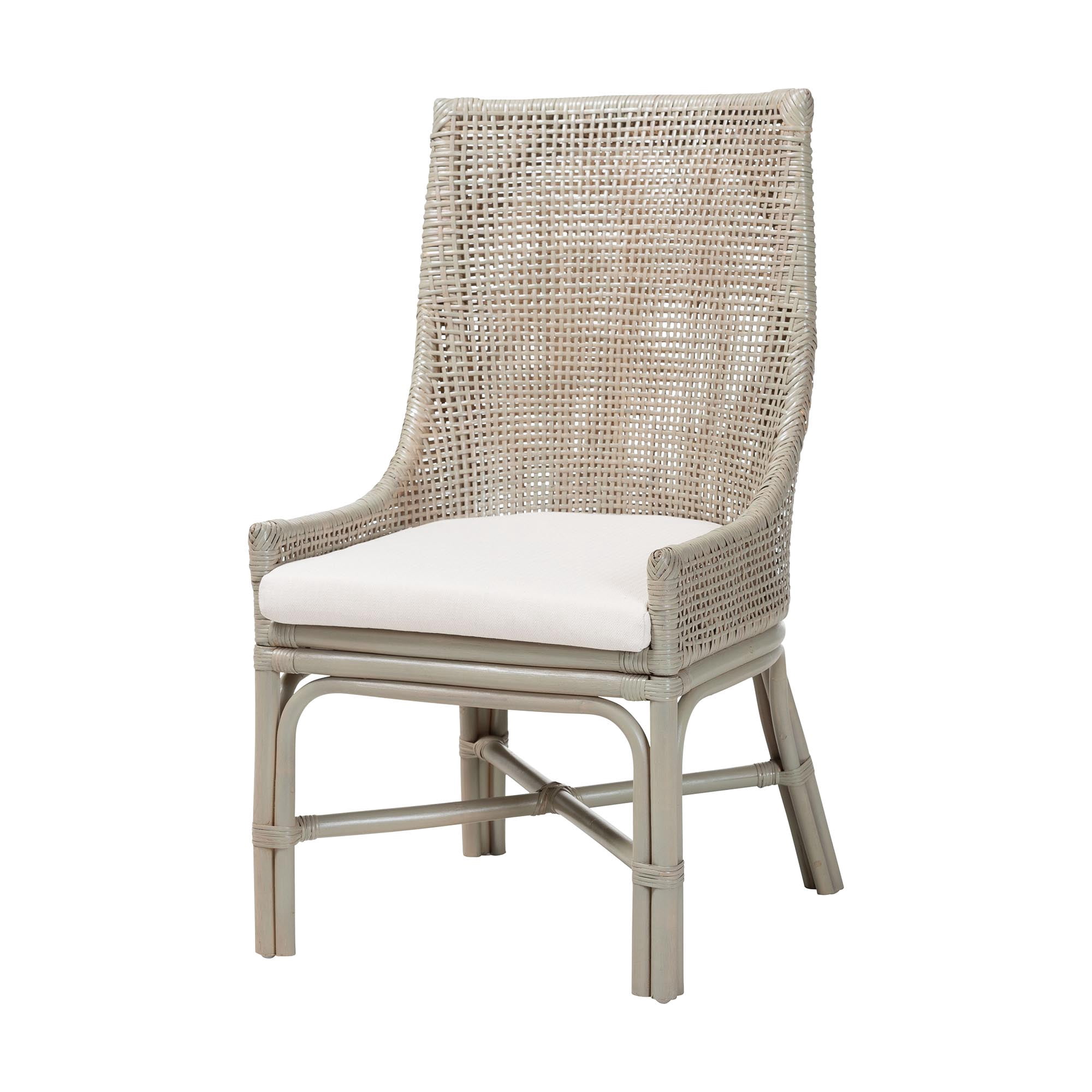 bali & pari Bella Boho Dining Chair, French Grey