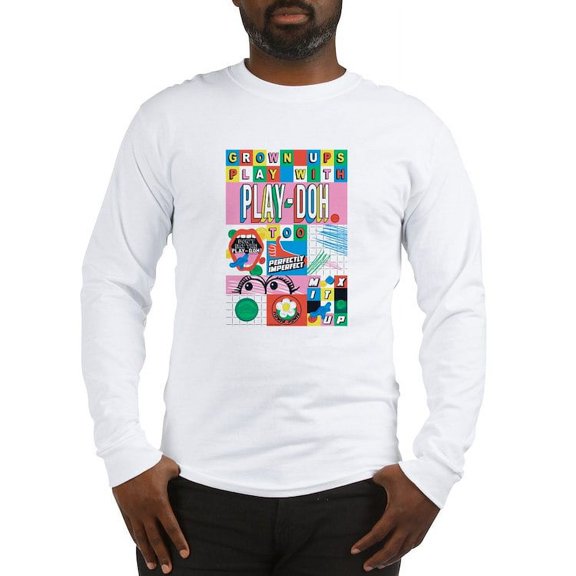 CafePress - Grown Ups Play With Play Doh Long Sleeve T Shirt - Unisex Cotton Long Sleeve T-Shirt