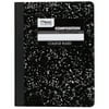Mead Composition Book College Ruled 100 Sheets 9 34 x 7 12 Black Marble -