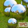 thumbnail image 2 of Boule de Visualisation Creuse en Acier Poli Miroir pour Maison Jardin M2D8, 2 of 4