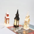 thumbnail image 4 of Christmas lantern, candlestick lamp, night light decoration, night light table decoration, Christmas decoration, bronze, 4 of 5