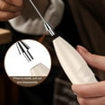 thumbnail image 5 of Handheld Milk Frother & Egg Beater, Stainless Steel Mini Whisk for Coffee Foam, Lattes, Eggs and Drink Mixing at Home, 5 of 6