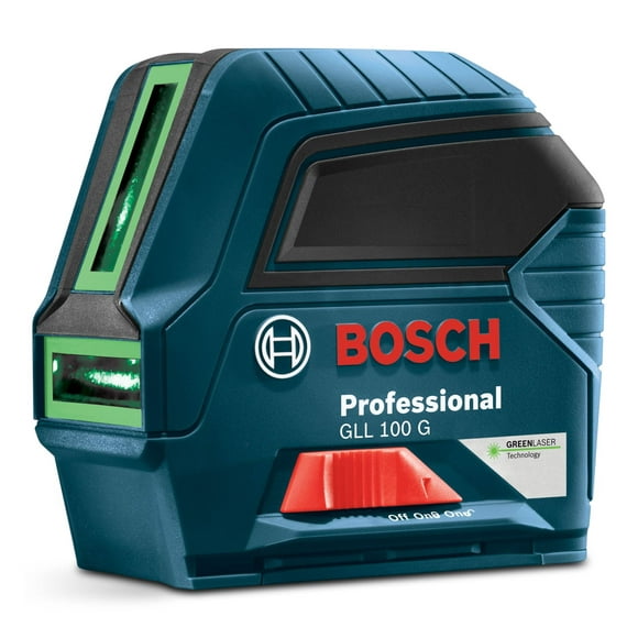 Bosch GLL 100G | Green Cross Self-Levelling Cross-Line Laser