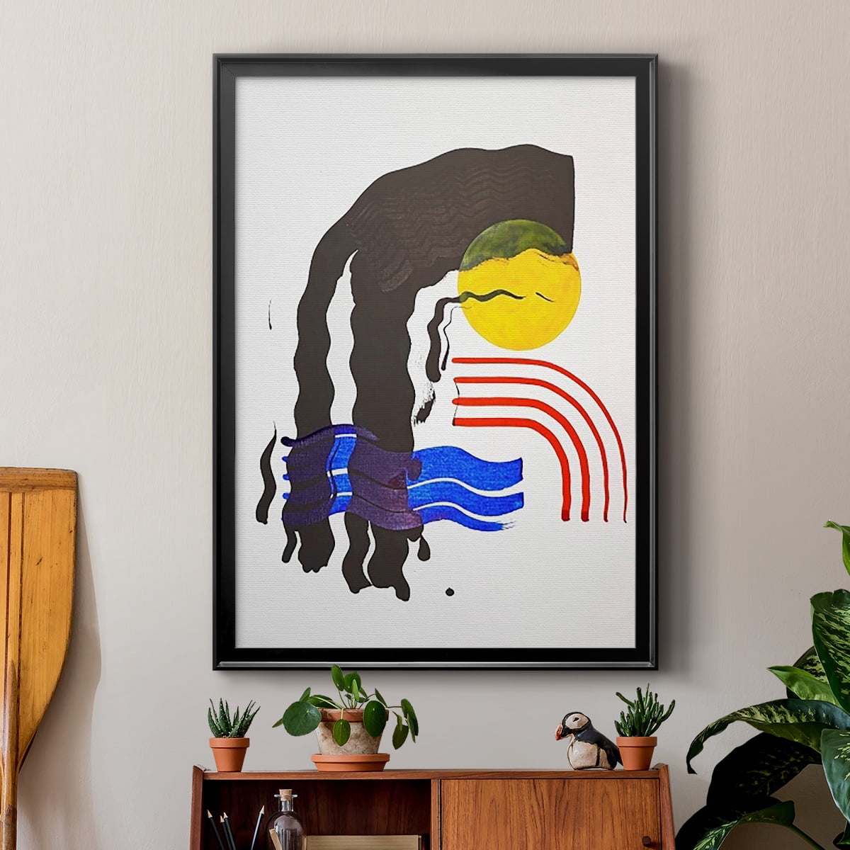 Shifting I Premium Framed Print, in Gold, Black, or Silver - Ready to Hang