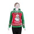 thumbnail image 3 of Sudaderas con capucha de Feliz Navidad para hombres y mujeres, jersey con capucha de Papá Noel, ropa de fiesta de vacaciones para pareja, ropa de calle con estampado completo 3D, 3 of 4