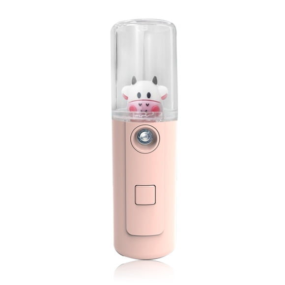 Cateissary Rociador de niebla fría para la cara, vaporizador, humidificador recargable de 30ml, atomizador de viaje, botón de operación, Type1 NO1