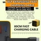 thumbnail image 4 of Grolomo 3 In 1 GAN Charger,Scalable 80w MAX Fast Charger Module with Type-C Cable and 2 USB Ports, R, 4 of 7