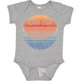 thumbnail image 3 of Inktastic Lake Erie Distressed Retro Sunset Boys or Girls Baby Bodysuit, 3 of 5