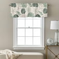 thumbnail image 3 of Summer Marine Life Valance Curtain for Windows Graffiti Coral Shell Conch Starfish Linen Texture Rod Pocket Curtain Valances Short Window Treatments for Kitchen Bathroom Laundry Basement 54 x 18 Inch, 3 of 9