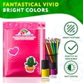 thumbnail image 3 of Pink Metallic Bubble Mailers, 4 x 7 Inches. Pack of 600 Bright Metallic Bubble Envelope. Self-Seal Foil Shipping Envelopes. Waterproof Poly Mailers Metallic for Small Business, 3 of 5