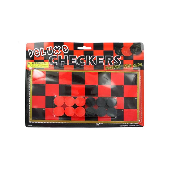 Toy checkerboard with checkers Pack of 72