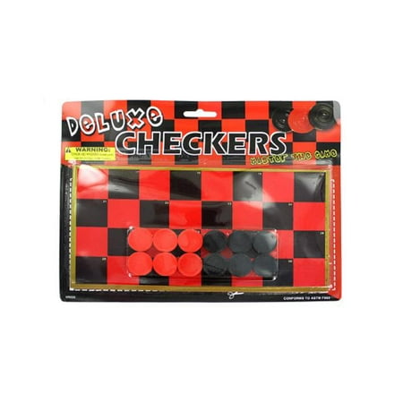 Toy checkerboard with checkers - Pack of 72