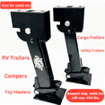 thumbnail image 2 of Southwest Wheel SJ100, Gloss-Black Steel 1000 lb RV Stabilizers, Adjustable, 2 Pack, 2 of 5
