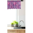thumbnail image 3 of Ambesonne Paisley Valance Pack of 2, Oriental Damask Colors, 54"X12", Pink Fuchsia, 3 of 4