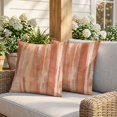 thumbnail image 3 of Pillow Covers 18x18 Set of 2, Orange Beige Ombre Square Throw Pillow Covers for Couch/Sofa/Living Room, Modern Abstract Art Oil Painting Decorative Soft Pillowcases for Couch Throw Pillows, 3 of 9