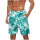 thumbnail image 1 of Pantalones Cortos para Hombre de Cintura Elástica con Bolsillos Pantalones de Playa de Impresión Casual, Poliéster Ligero de Moda para la Primavera Verano Al Aire Libre Y el Uso Diario, 1 of 5