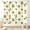 Sunflower-08, variant on Sunflower Curtains for Living Room, Rusitc Farmhouse White Yellow Floral Flower Printed Retro Country Rod Pocket Kitchen Bedroom Cafe Window Drapes Treaments 2 Panel, 42"x63" Inch