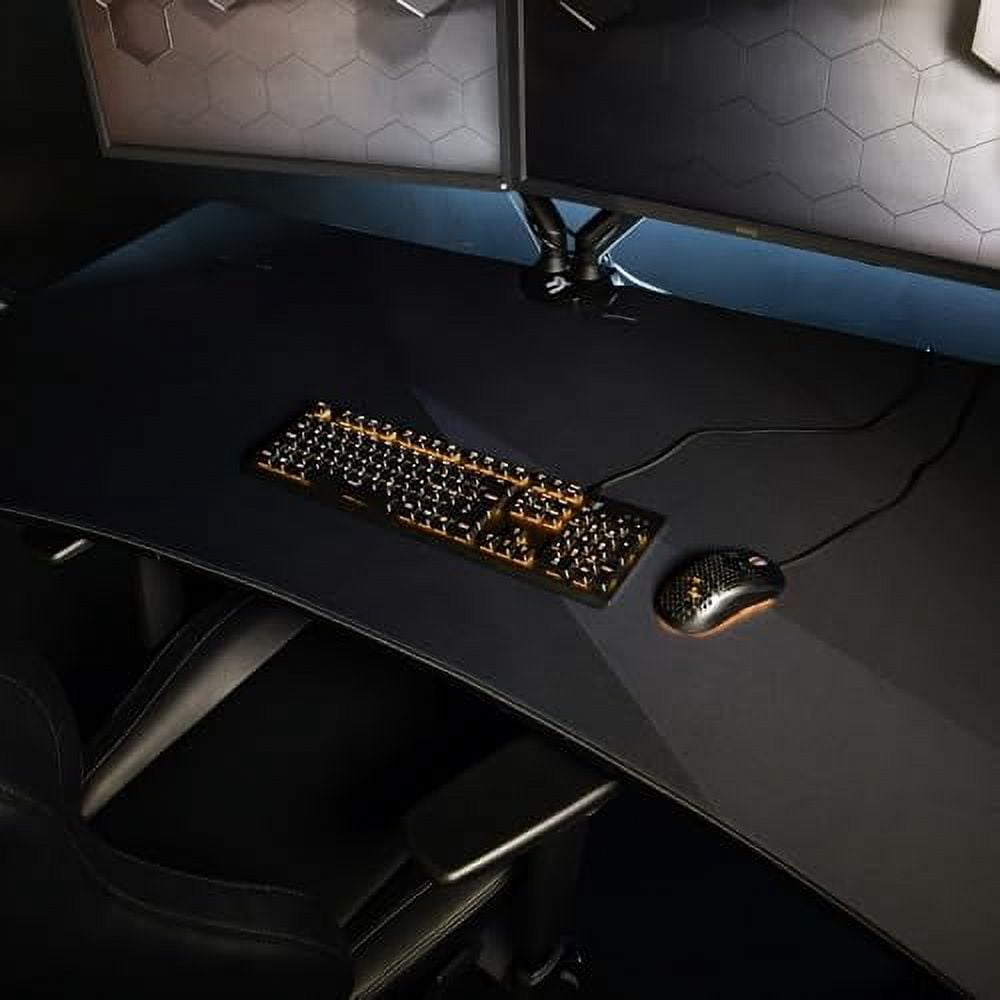 Arozzi Arena Gaming Desk Mat, Full Surface Custom Desk Pad, Interchangeable, Water Resistant & Washable Computer Desk Mouse Pad with Stitched Edges (D060)