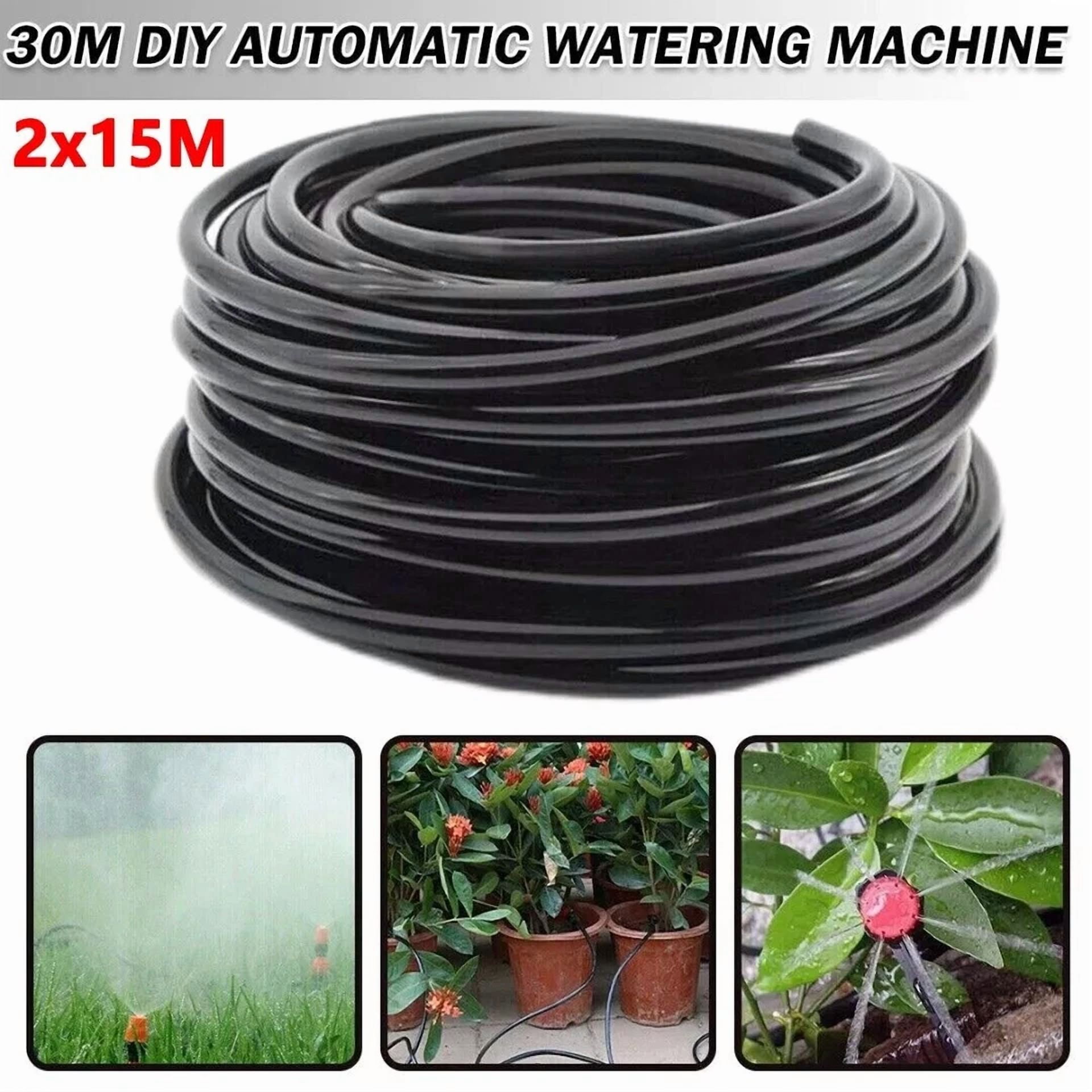 PURELY- 100Ft Drip Irrigation System Garden Plant Self Watering Hose Micro Sprinkler Kit