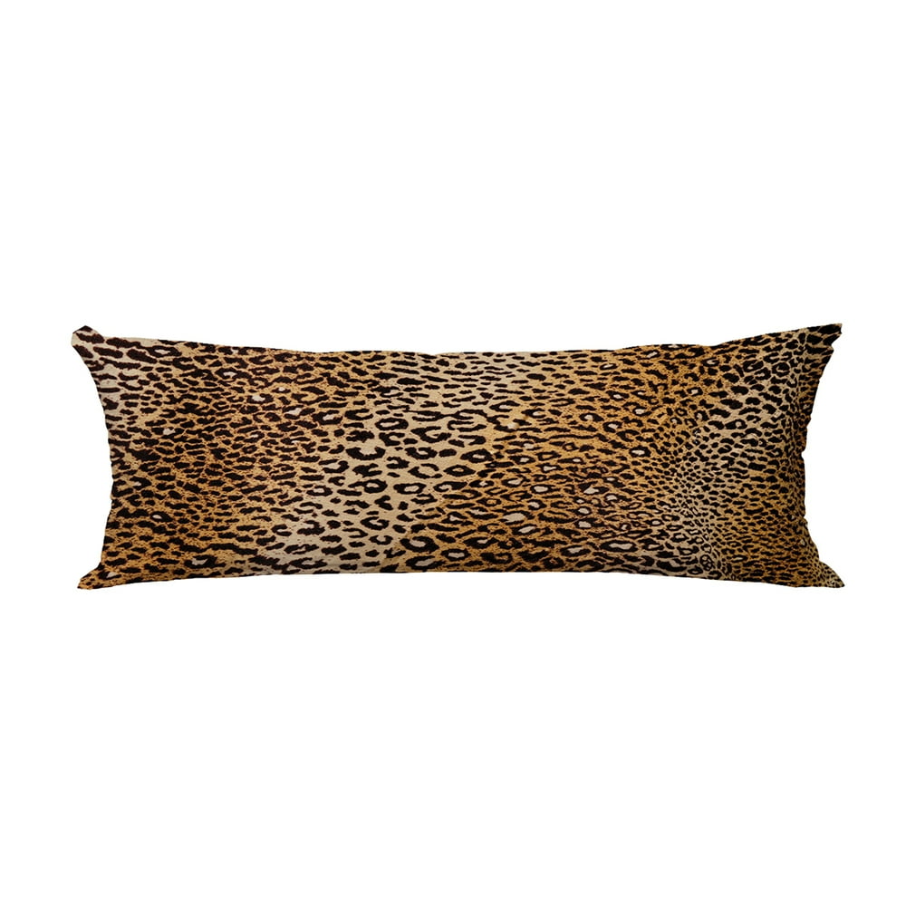 snow leopard body pillow