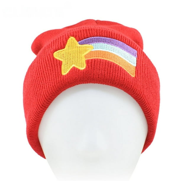 MyPartyShirt Mabel Pines Shooting Star Rainbow Beanie Hat Gravity