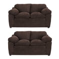 thumbnail image 1 of Sala 2-2 TRINITY Aston ( 2 piezas Love Seat ) Chocolate Para Sala, 1 of 8
