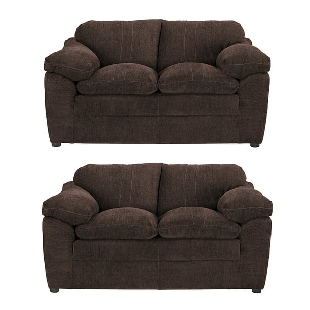 Sala 2-2 TRINITY Aston ( 2 piezas Love Seat ) Chocolate Para Sala