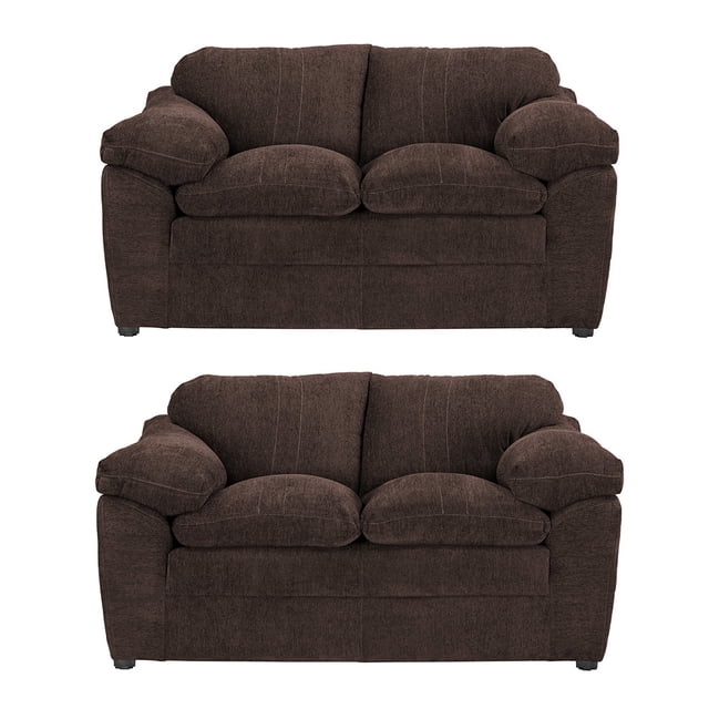 Sala 2-2 TRINITY Aston ( 2 piezas Love Seat ) Chocolate Para Sala