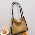 thumbnail image 4 of Bolso de hombro de felpa con patrón de leche Hukapapa, popular bolso esponjoso para las axilas de otoño e invierno, 4 of 6