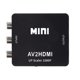 thumbnail image 1 of Adaptador de video HD a AV CVSB L / R Mini HD2AV Caja convertidora de video Adaptador HD 1080P para computadora Inevent EL1494-00B, 1 of 7