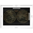thumbnail image 5 of Art.com Gold World Map Art Print by Jace Grey, White Frame Wall Art, 29" x 21", 5 of 5