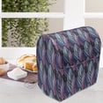 thumbnail image 3 of Abstract Stand Mixer Cover, Illustration of Colorful Striped Shapes Resembling Bird Feathers Streaks, Kitchen Appliance Organizer Bag Cover with Pockets, 5 Quarts, Multicolor, by Ambesonne, 3 of 4