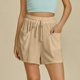 thumbnail image 4 of Tumotour Athletic Shorts For Women Summer Shorts Elastic High Waisted Shorts Wide Leg Pants Active Workout Shorts Biker Shorts Gym Shorts, 4 of 9