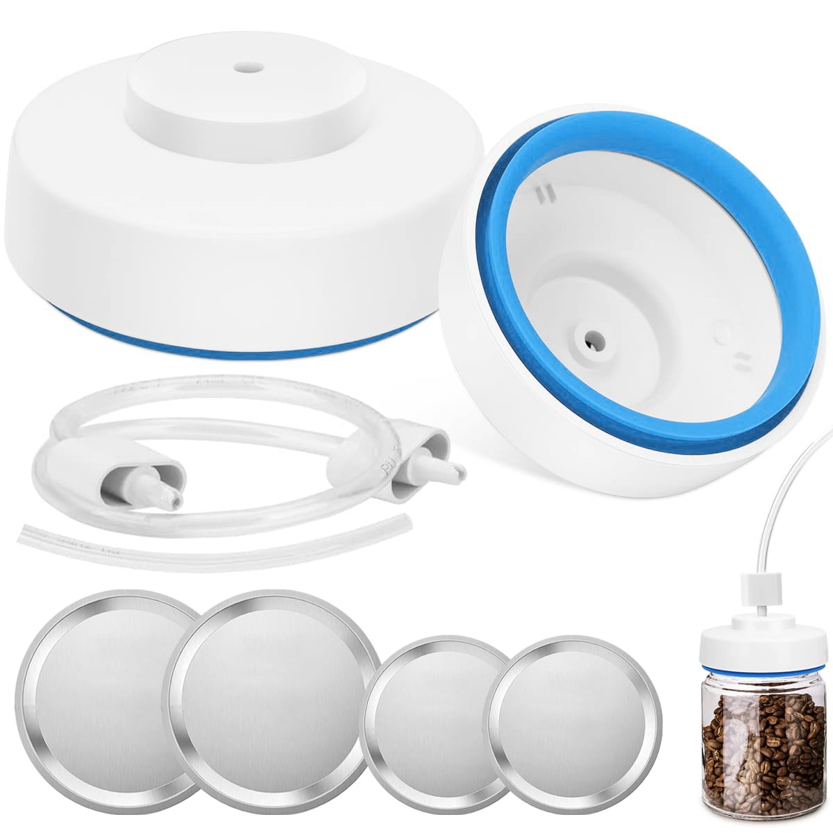 FoodSaver Regular Sealer and Accessory Hose Tube Wide-Mouth Jar Kit