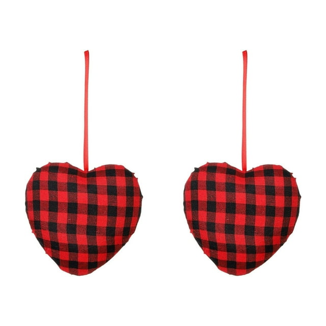 Specollect 6 Pcs Valentines Day Heart Pendant Red 3D Foam Hearts Wedding Party Decoration Romantic Ornament