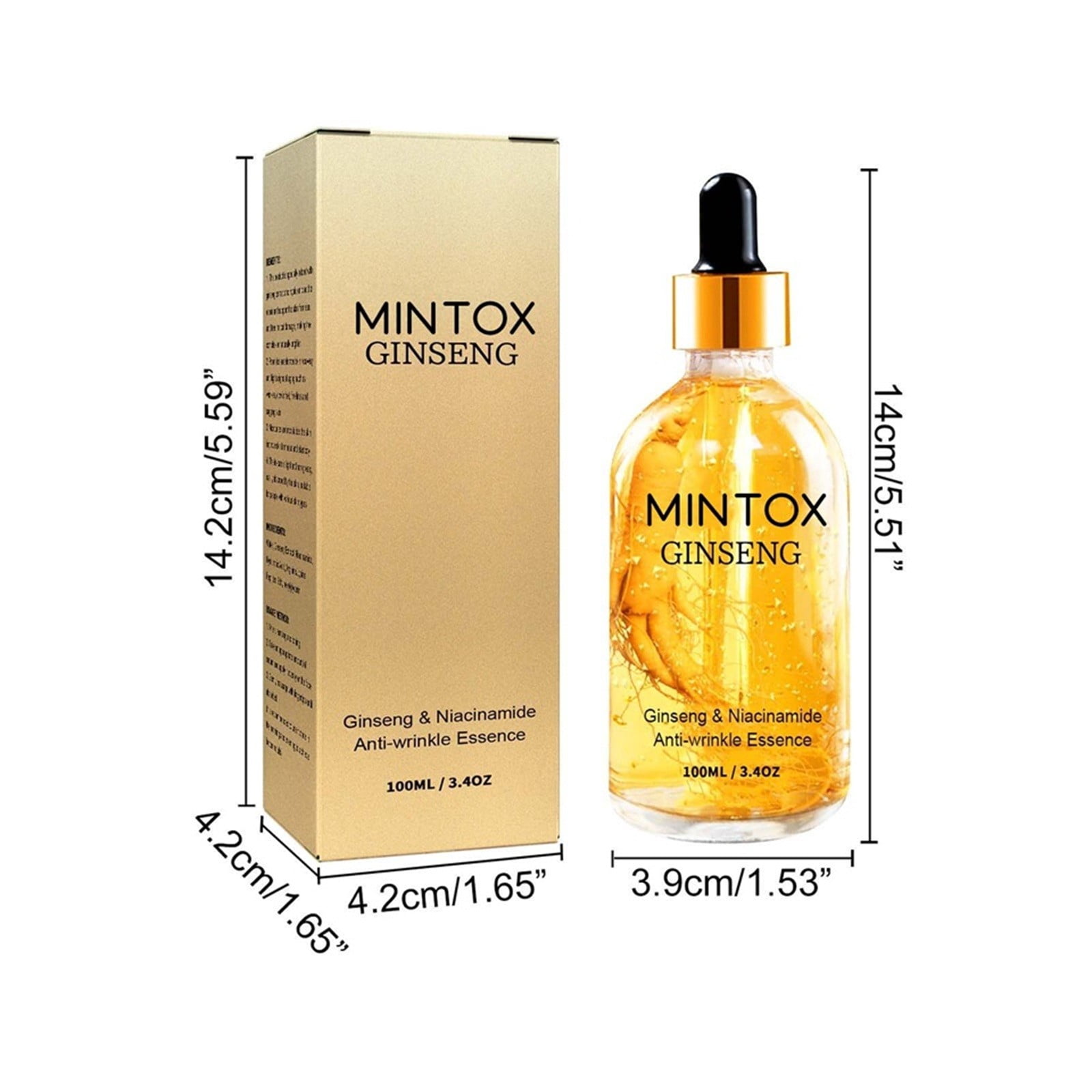 SUMDUINO Ginseng Gold Polypeptide Anti-Ageing Essence, Ginseng Anti-Ageing Essence, Ginseng Essence Oil, Ginseng Essence Serum, Ginseng Essence Water, Ginseng Essen100ml, Gentle Formula