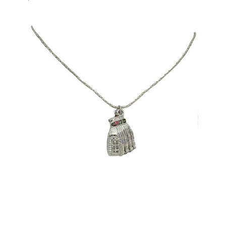 - Jewelry Gorgeous Pink Crystal Softball Baseball Glove Pendant Necklace