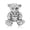 Silver, variant on Cute Rhinestone Small Bear Brooch Pins For Women Men Dainty Crystal Bowknot Animal Enamel Corsage Scarf Clips Clothing Shawl Badge Lapel Collar Brooch Fashion Christmas Holiday Birthday Jewelry Gifts