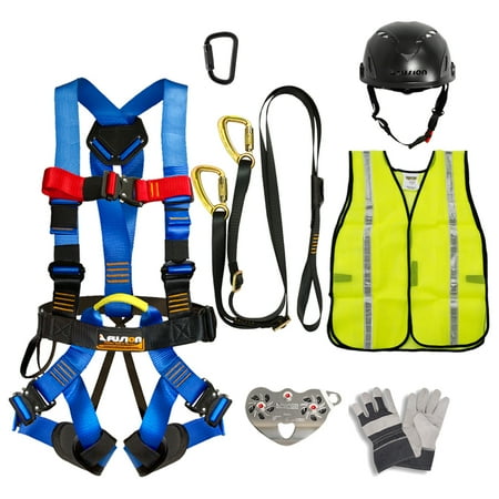 Fusion Climb Pro Backyard Zip Line Kit Harness Lanyard Trolley