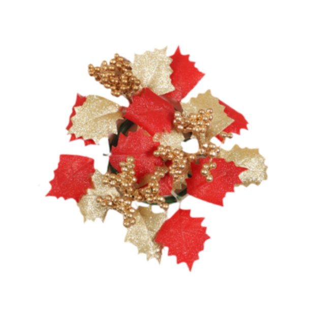 Anillos Para Velas Navideñas, Coronas, Hojas De Arce, Anillos Para Velas Para Porche, Estilo Granja, Color Rojo