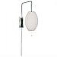 thumbnail image 2 of Lamp Works 402 Cigar 1 Light 10" Wide Wall Sconce with White Fabric Shade, 2 of 2