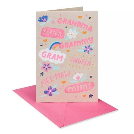 American Greetings Mother's Day Card for Grandma (Loving Every Name)