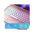 thumbnail image 2 of Wireless Touchpad Keyboard Case For iPad Pro 11 inch 2022 2021 2020/iPad Air 5 10.9 2022/Air 4 10.9 2022 with Pencil Holder, 7 Colors Backlit, 2 of 7