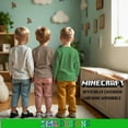 thumbnail image 5 of Minecraft Boy's T-Shirt 3-Pack - Casual, Long Sleeve, Soft Cotton Gaming Tees for Kids - Steve, Creeper, Zombie, Skeleton Graphic Print (Sizes 4-16), 5 of 7