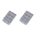 thumbnail image 3 of Correa de extensión Qarigey para sujetador con hebilla 2 ganchos 3 filas gris-plata 2Conjunto, 3 of 6