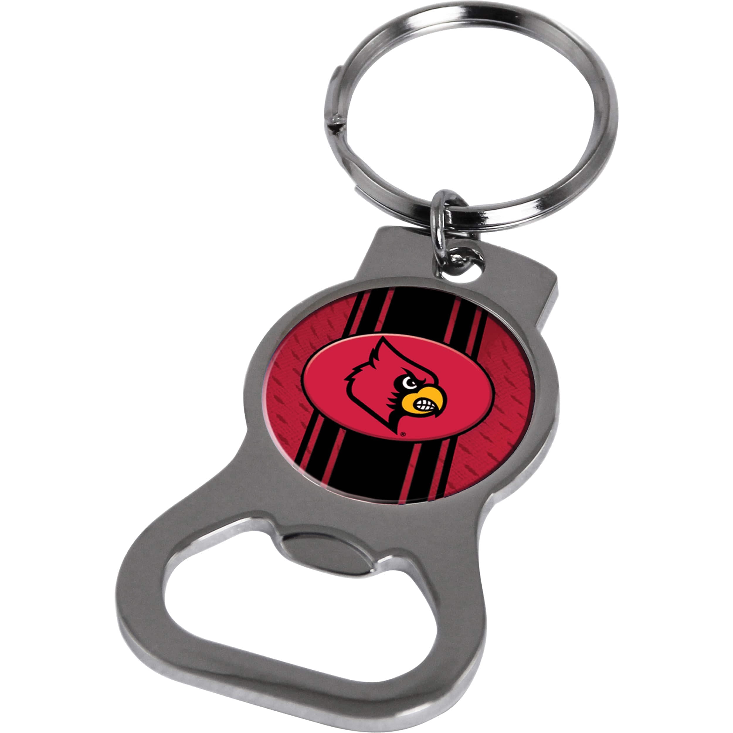 Fashion Ncaa Univ. Of Louisville Bottle Opener Key Ring By Rico Industries  (1.5 X 3.75) Made In China gc6427 