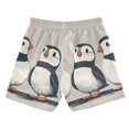 thumbnail image 7 of FORMRS Boys Swim Trunks Quick Dry Mesh Liner Boardshorts Sizes XS-XL, Cute Puffin, 7 of 7