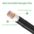 thumbnail image 4 of Aprelco 5ft AC Power Cord Cable Compatible with QSC RMX2450a 800W per Channel Low-Z Power Amplifier?, 4 of 5